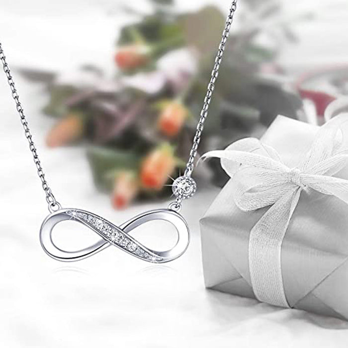 Love has no end Valentine's Day girlfriend gift necklace