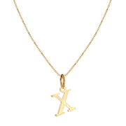 Gold alloy 26 English letter necklace - wallojewerly 