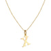 Gold alloy 26 English letter necklace - wallojewerly 