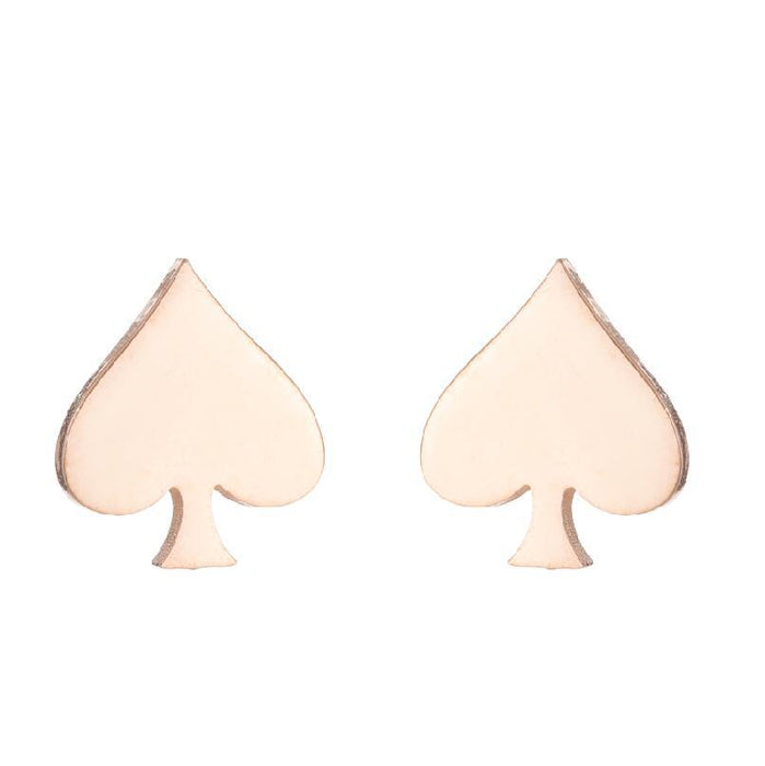 Love earrings, Amazon fashion new ins geometric one-week earrings triangle round square simple