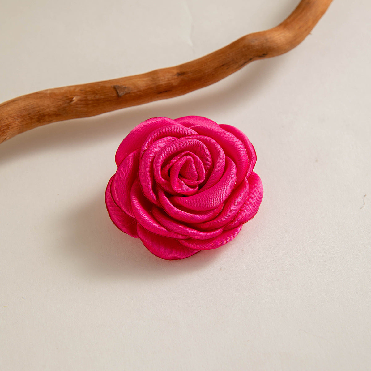 Korean-Style Colorful Daisy and Rose Hair Clips - Sweet Fabric Flower Hair Pins