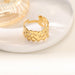 Wholesale 18K real gold, stainless steel, titanium steel irregular openwork rings - wallojewerly 
