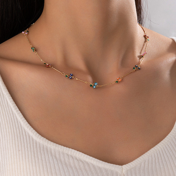 Moon & Star Multi-Layer Necklace Set - Geometric Triple-Layer Chain