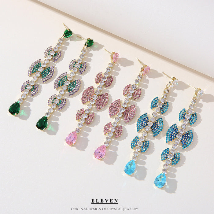 Luxurious Vintage Bowknot Earrings - Long Tassel Jewelry for a Stylish Look
