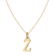 Gold alloy 26 English letter necklace - wallojewerly 