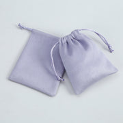 Drawstring pocket flannel jewelry organizer bag - wallojewerly 