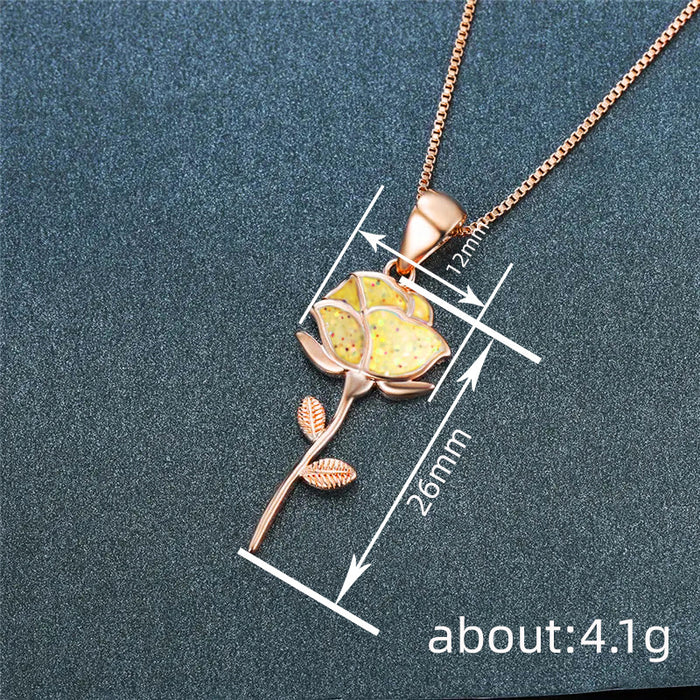 Qixi Festival Rose Necklace