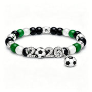 Wholesale 2026 World Cup Soccer Charm Bracelets - 18K Gold Plated Rhinestone Crystal Star Adjustable Chain for Football Fans - wallojewerly 