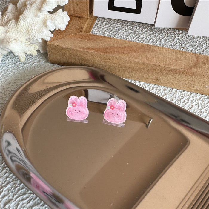 Cute cartoon acrylic earrings