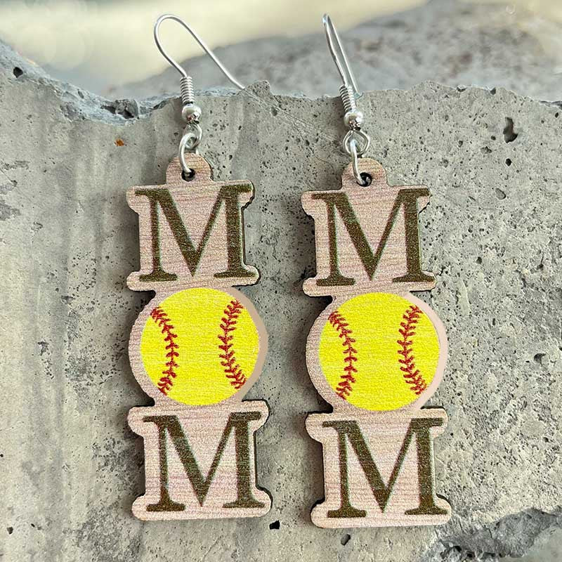 Wooden Ball Earrings - wallojewerly 