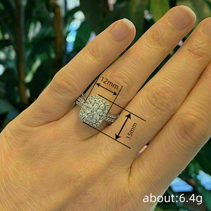 Valentine's Day Geometric Women's Ring Wedding Jewelry