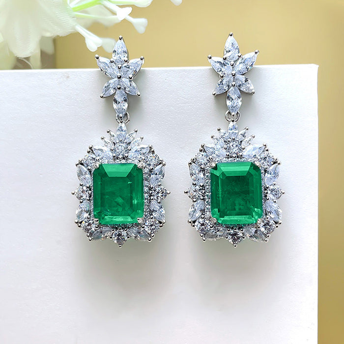 Ancient imitation earrings autumn and winter temperament exaggerated earrings