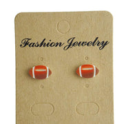 Small and exquisite acrylic baseball earrings