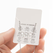 Angel Number Sweater Chain, Vintage 000-999 Stainless Steel Pendant Necklace Wholesale - wallojewerly 