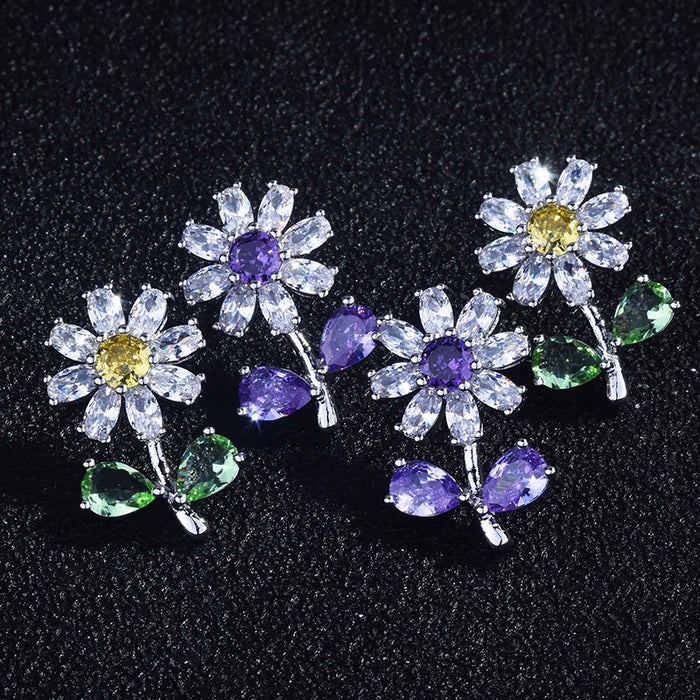 Small flower earrings