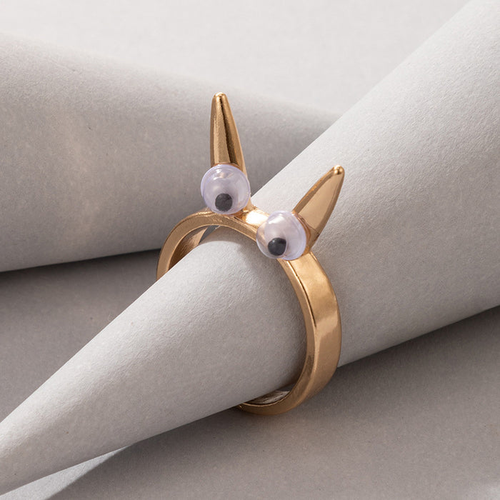 Cat ears rabbit ears irregular ring