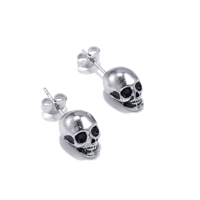 Skull earrings dark style personality earrings