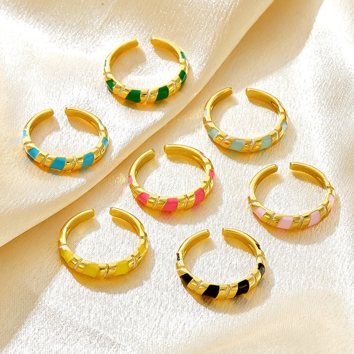 Wholesale vibrant dopamine-colored rings that won't fade.