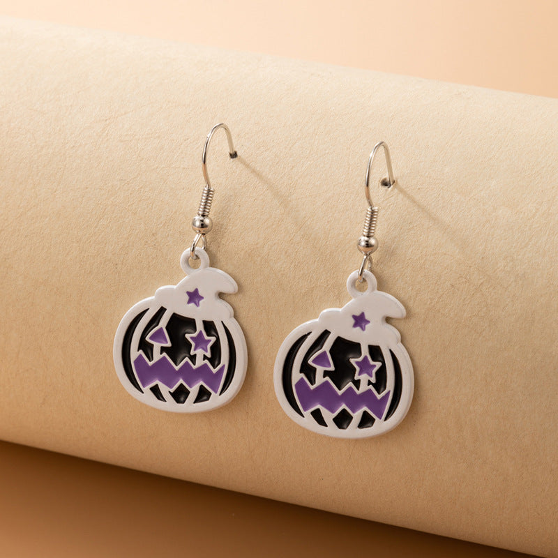 Fun and colorful Halloween earrings