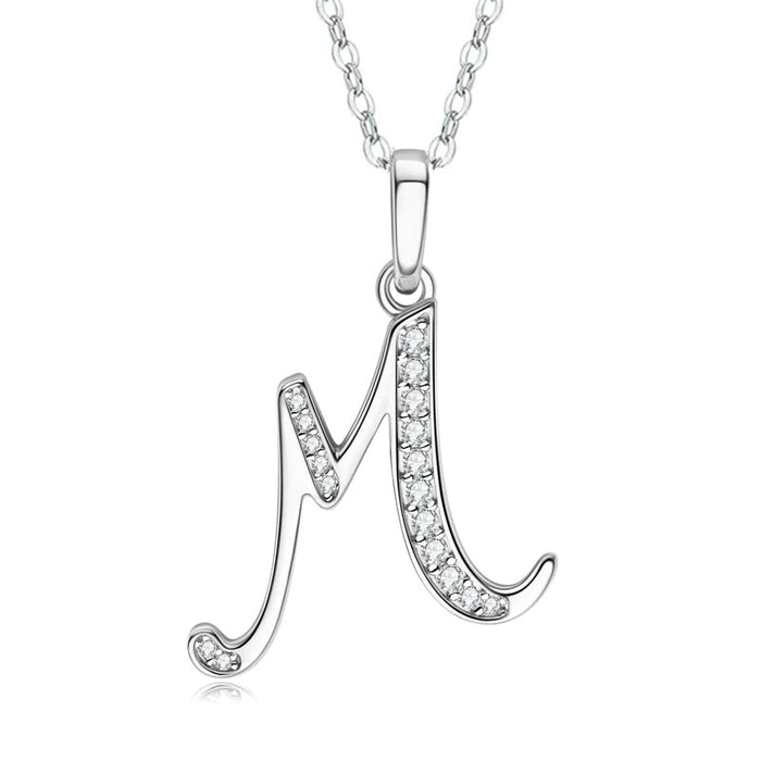 Letter Pendant Necklace