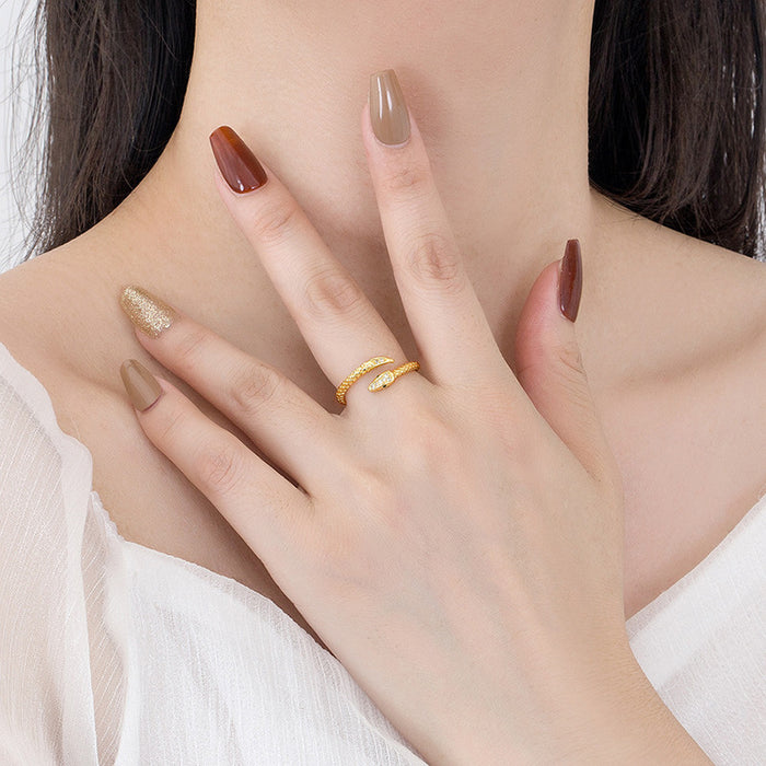 Women's French luxury snake ring