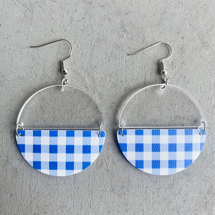 Acrylic translucent earrings