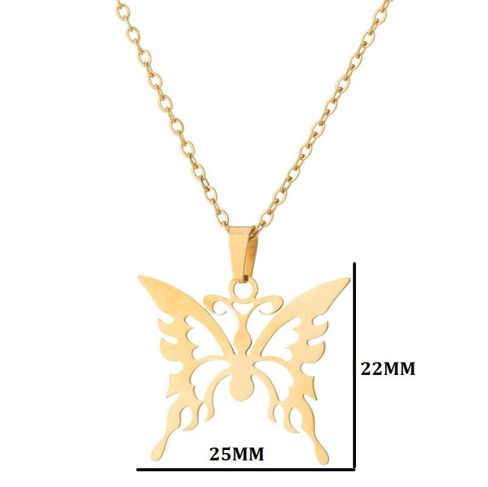 Butterfly Fairy Pendant Necklace - Luxurious Spring-Inspired Jewelry