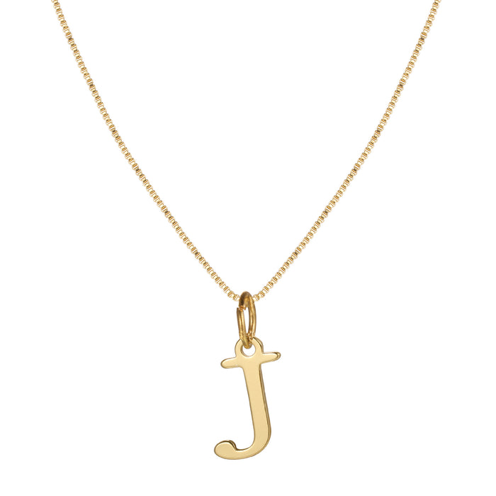 Gold alloy 26 English letter necklace - wallojewerly 