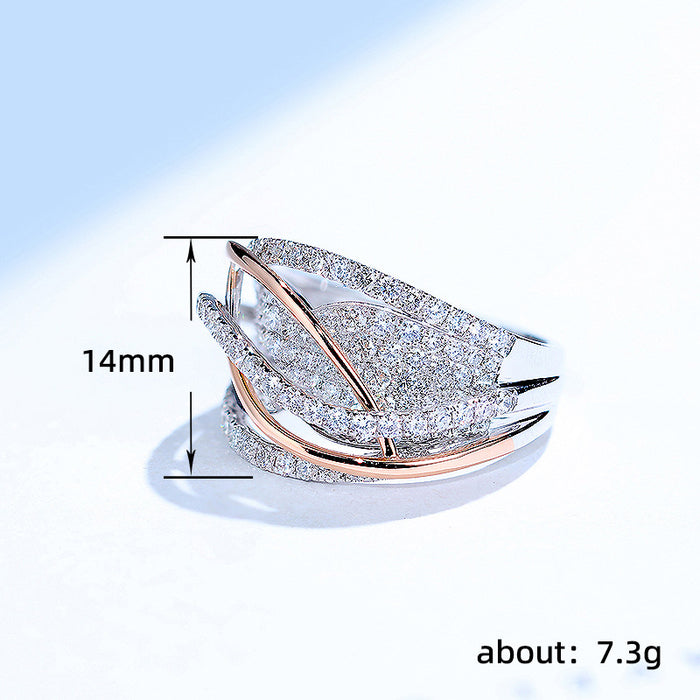 Line wrapped index finger ring beautiful fairy design