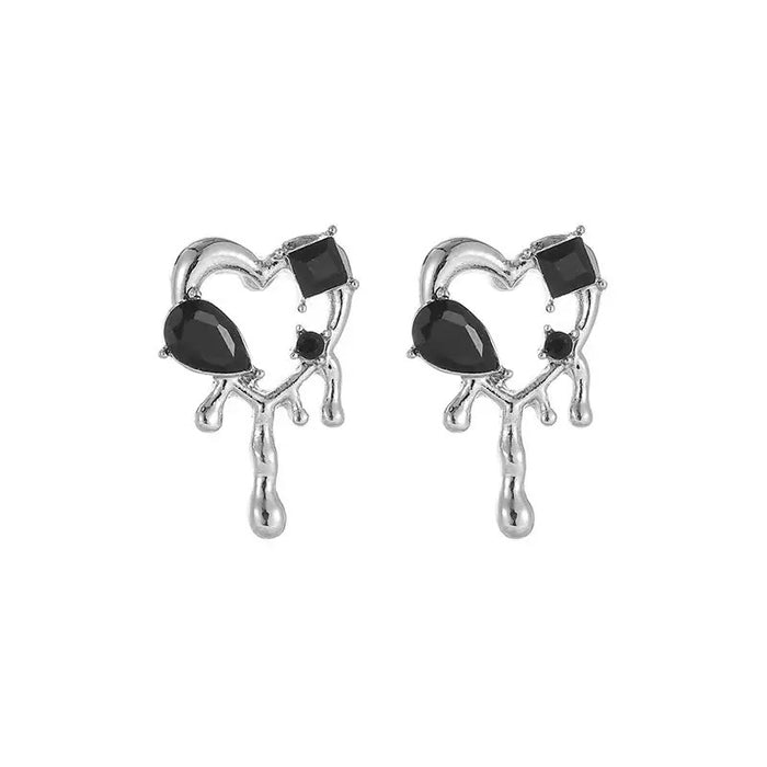 Heart earrings hot girl design earrings