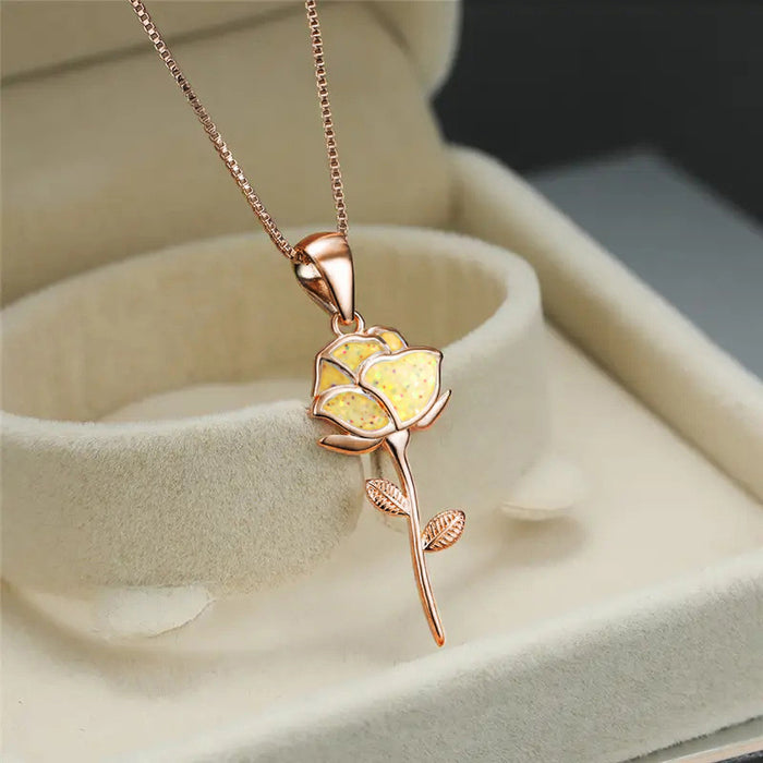 Qixi Festival Rose Necklace