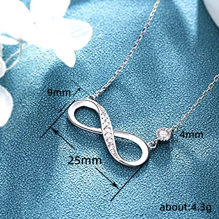 Love has no end Valentine's Day girlfriend gift necklace