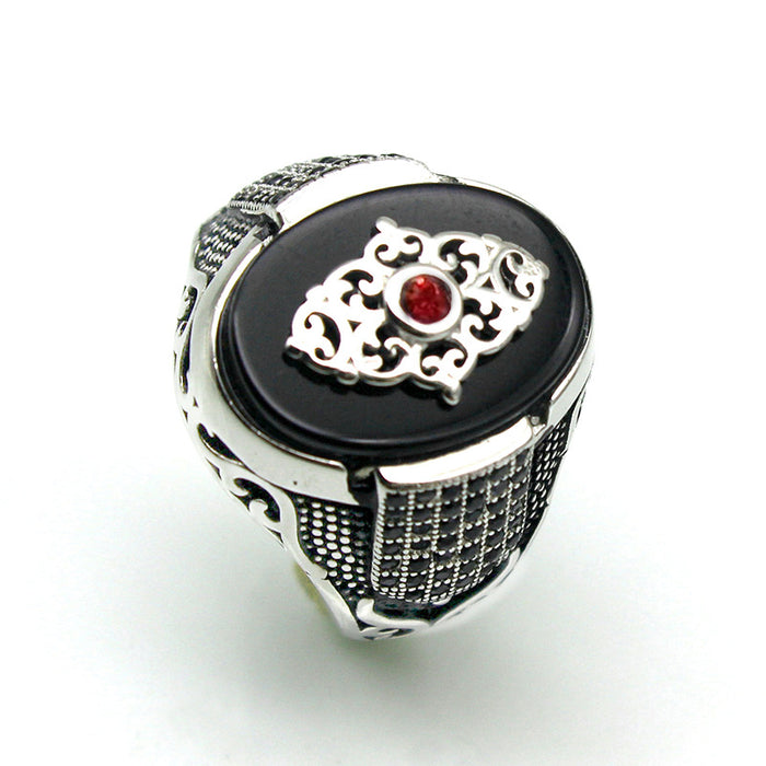 women's vintage embossed ring