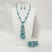 Wholesale glass pearl tassel necklace, bracelet, and earring sets - wallojewerly 