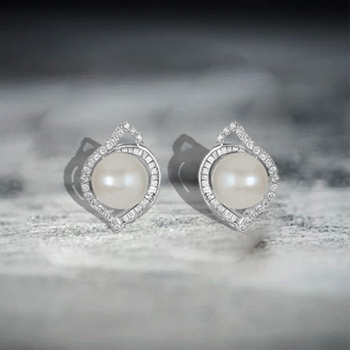 Hollow source of life necklace imitation pearl European and American  jewelry