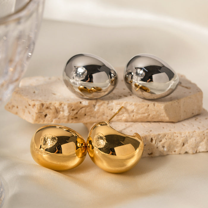 Pendientes de borlas multicapa de acero inoxidable chapado en oro de 18 quilates: joyería elegante vintage para mujer