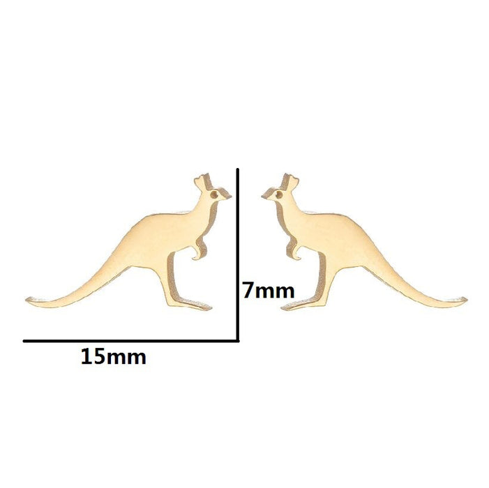 Cat bat earrings, Amazon new stainless steel simple dolphin temperament ear bone studs wholesale