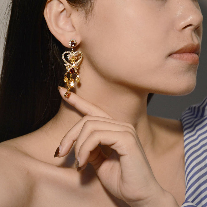 Pendientes de resina exagerados: colgantes geométricos de moda para un look atrevido