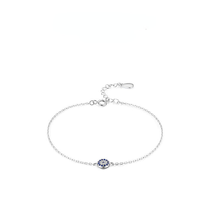 S925 Silver Devil Eyes Bracelet - wallojewerly 