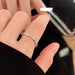 Alloy Split Adjustable Ring - wallojewerly 