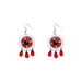 Acrylic Halloween Scary Eye Earrings - wallojewerly 