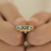 Copper Enamel Pattern  Enamel Rings Copper - wallojewerly 