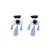 Acrylic Acrylic Laser Color Halloween Eye Earrings - wallojewerly 